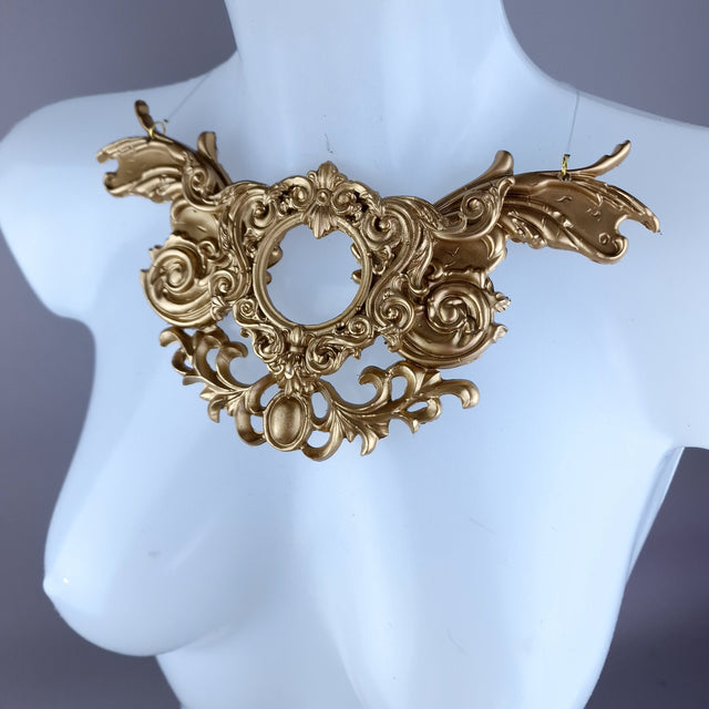 "Ilayda" Gold Filigree Neckpiece