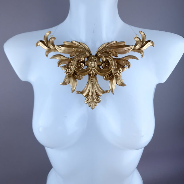 "Sedna" Gold Filigree Necklace