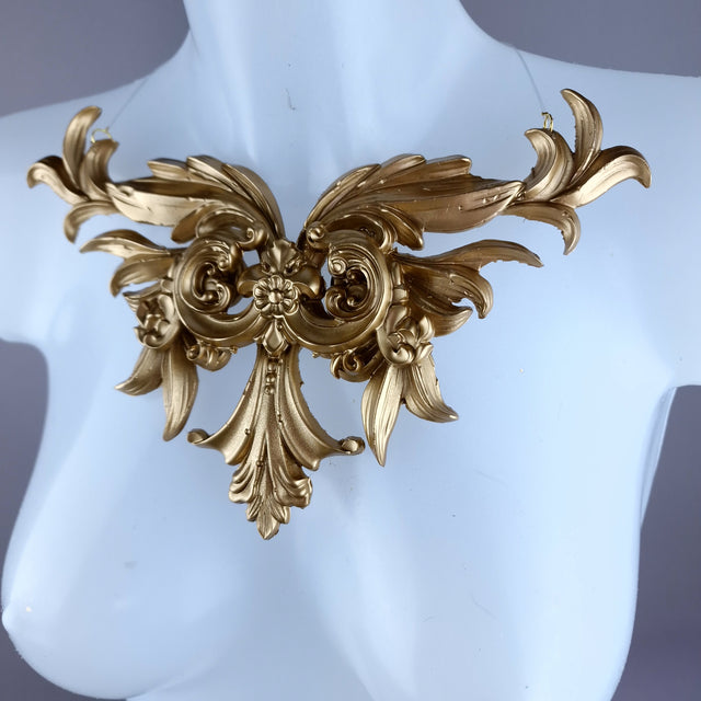 "Sedna" Gold Filigree Necklace