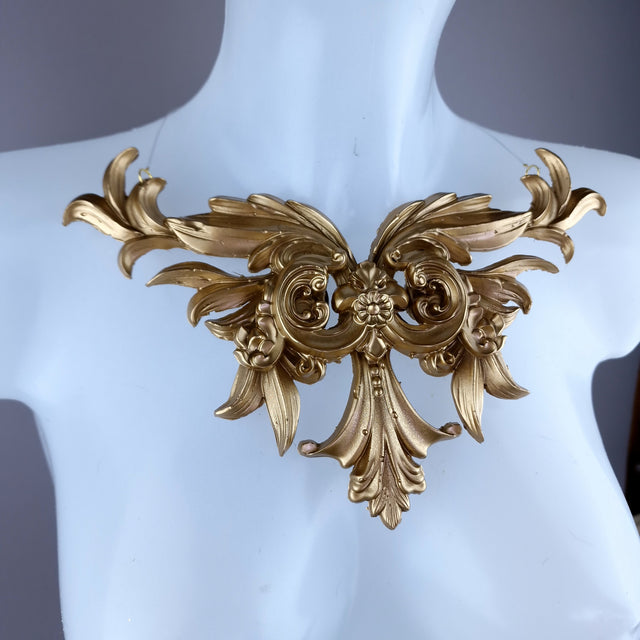 "Sedna" Gold Filigree Necklace