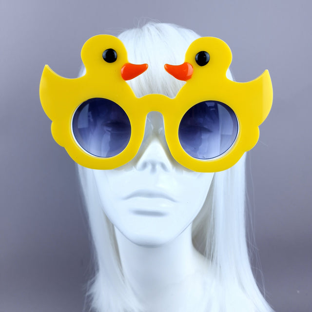 "Ey Up Duck" Yellow Duckie Sunglasses