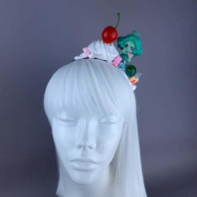 Mermaid Party Cake Multi Coloured Headpiece