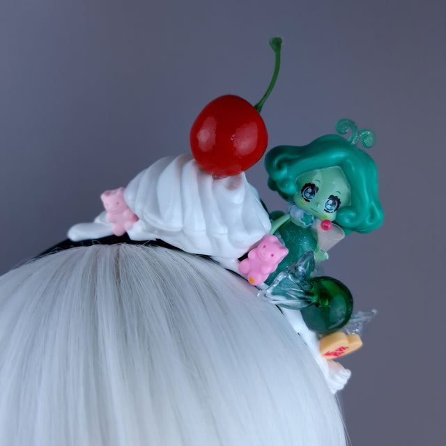 Mermaid Party Cake Multi Coloured Headpiece