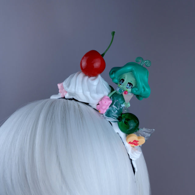 Mermaid Party Cake Multi Coloured Headpiece