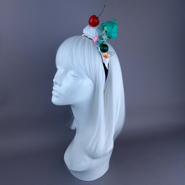 Mermaid Party Cake Multi Coloured Headpiece