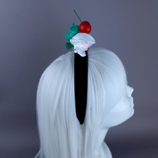 Mermaid Party Cake Multi Coloured Headpiece