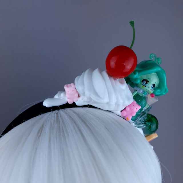 Mermaid Party Cake Multi Coloured Headpiece