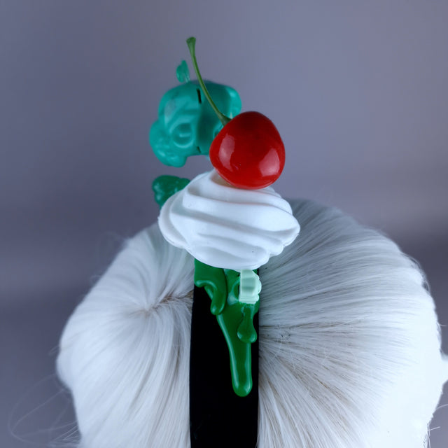 Green Mermaid Party Cake Headpiece