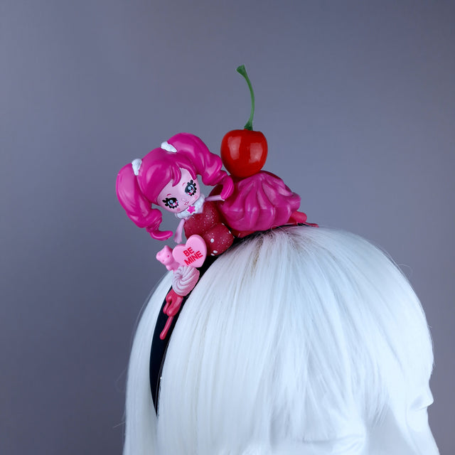 Pink Mermaid Party Cake Headpiece