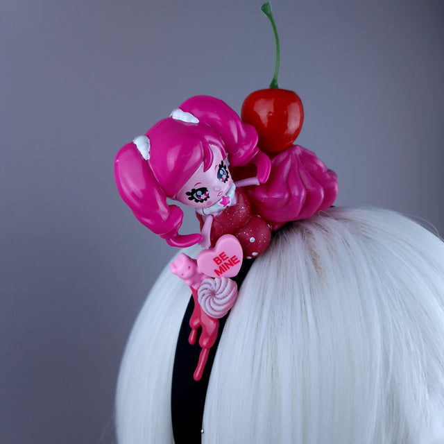 Pink Mermaid Party Cake Headpiece