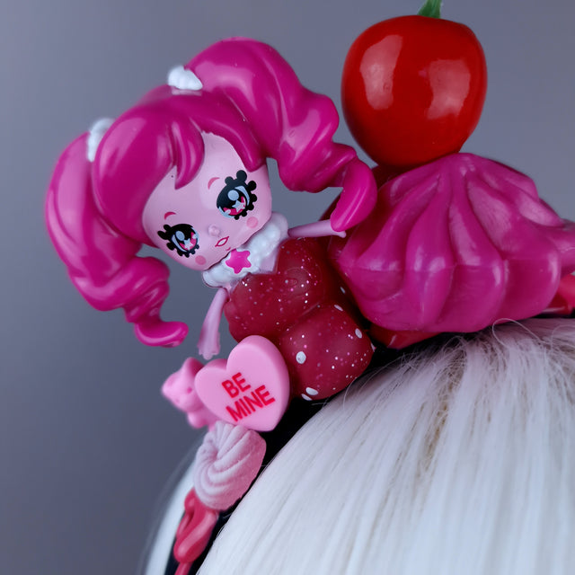 Pink Mermaid Party Cake Headpiece