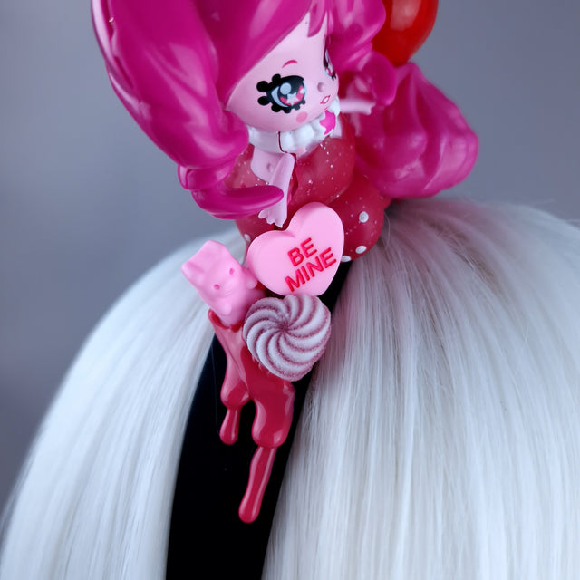 Pink Mermaid Party Cake Headpiece