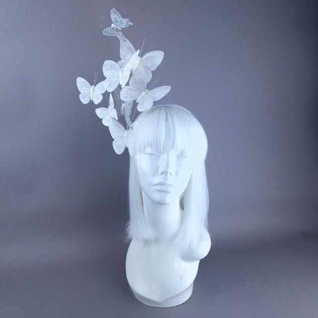 "Pieris" White Butterfly Headdress