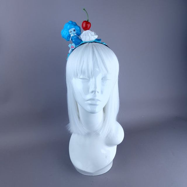 Blue Mermaid Party Cake Headpiece