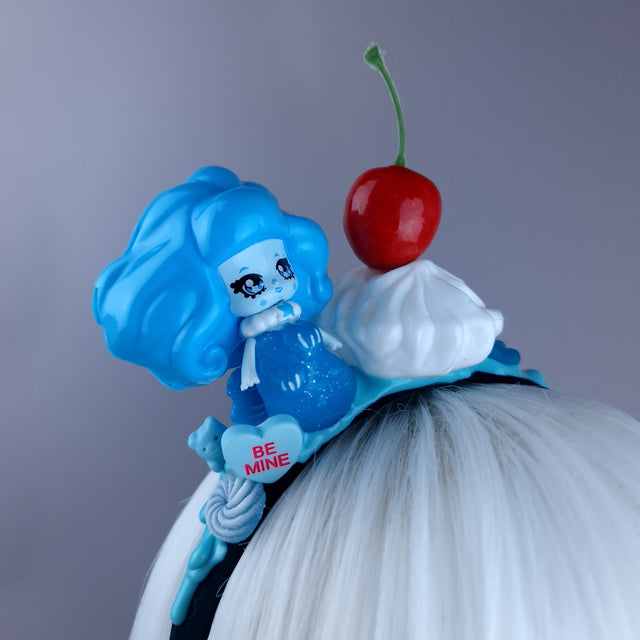 Blue Mermaid Party Cake Headpiece