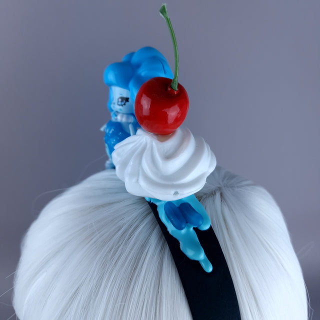 Blue Mermaid Party Cake Headpiece