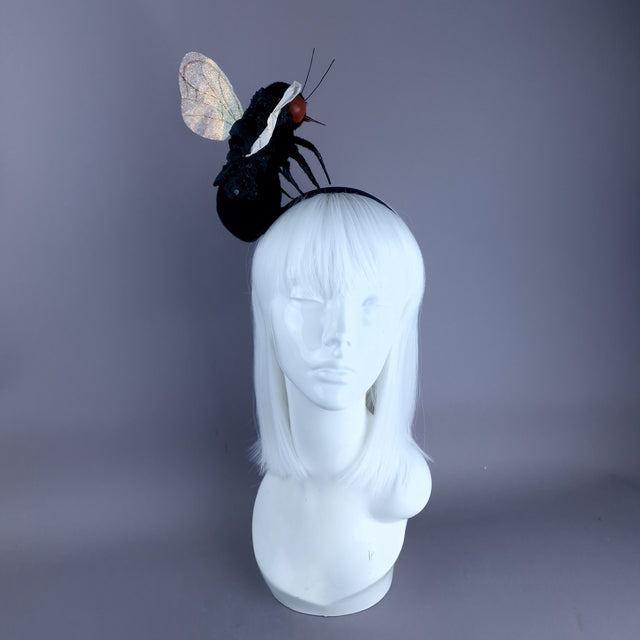 "Zagnut" Giant Filigree Fly Headdress