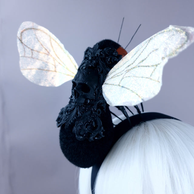 "Zagnut" Giant Filigree Fly Headdress