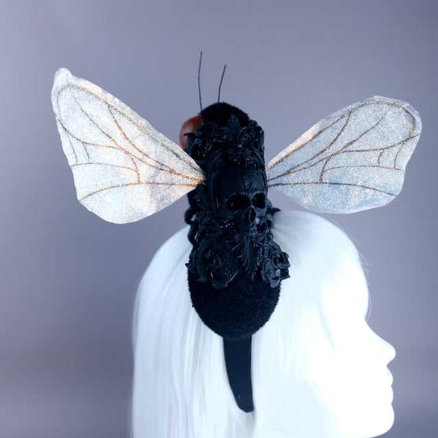 "Zagnut" Giant Filigree Fly Headdress