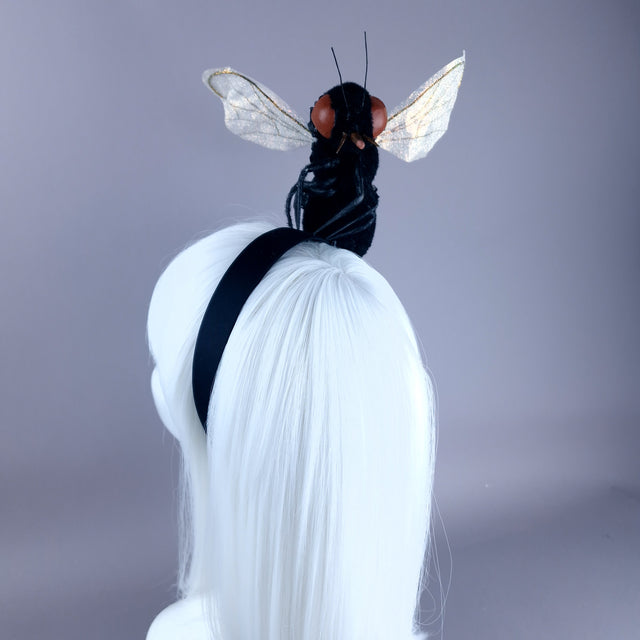 "Zagnut" Giant Filigree Fly Headdress