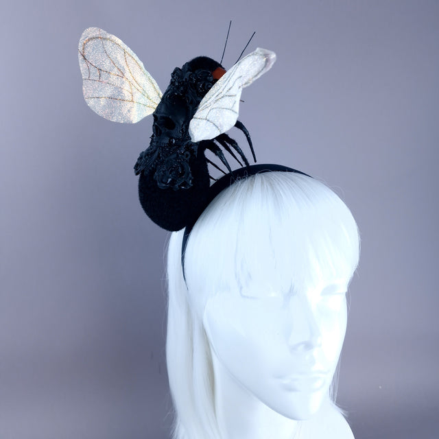 "Zagnut" Giant Filigree Fly Headdress
