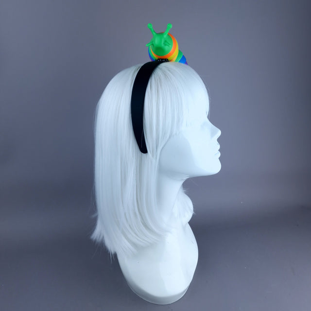 "Cutiepie" Rainbow Slug Headpiece