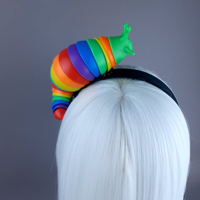 "Cutiepie" Rainbow Slug Headpiece