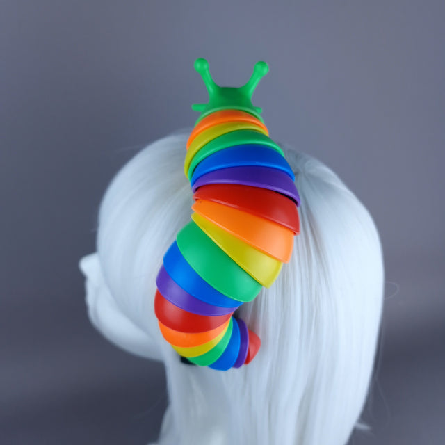 "Cutiepie" Rainbow Slug Headpiece