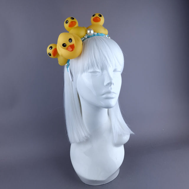 "Bathtime" Duck & Pearl Bubble Headpiece