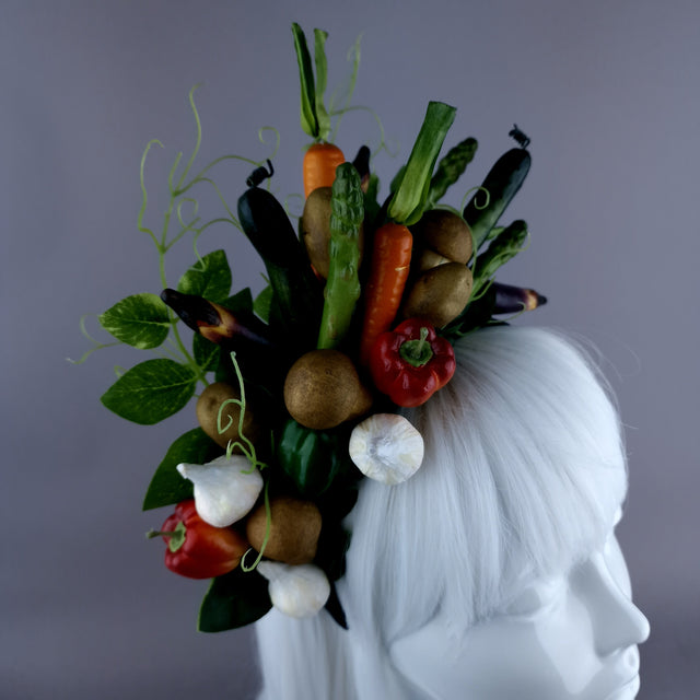 "Légume" Mixed Vegetable Headpiece