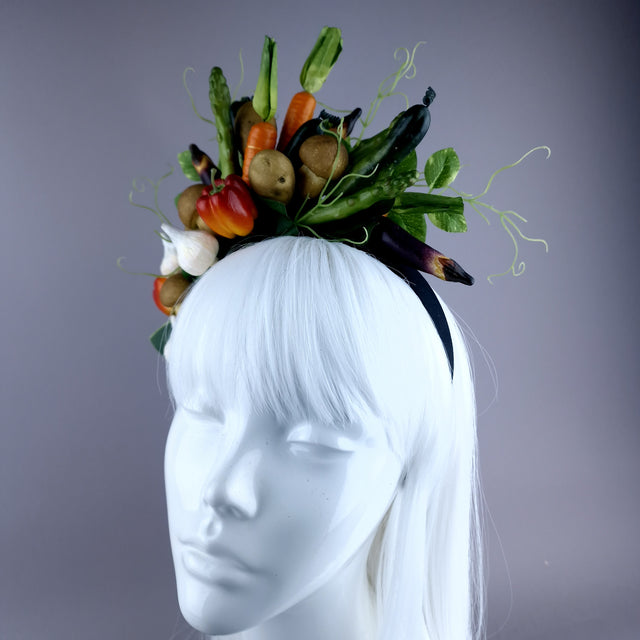 "Légume" Mixed Vegetable Headpiece