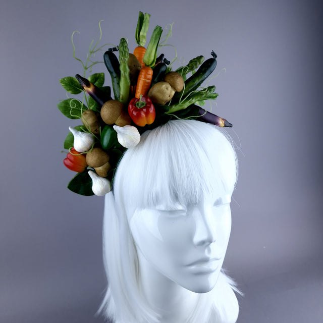 "Légume" Mixed Vegetable Headpiece