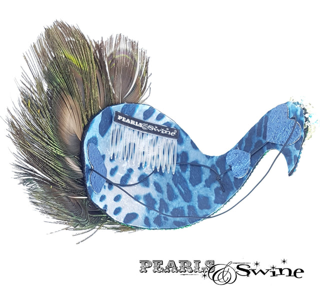 1920's inspired peacock hat