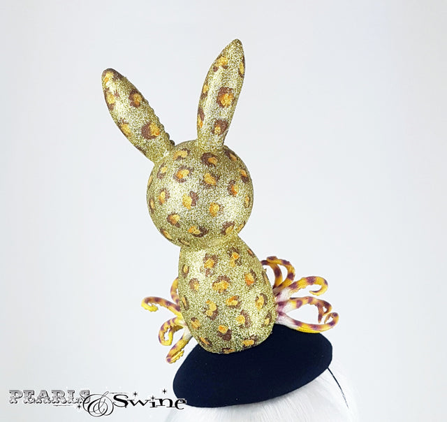 Hand Blocked Doll Face Bunny Hat