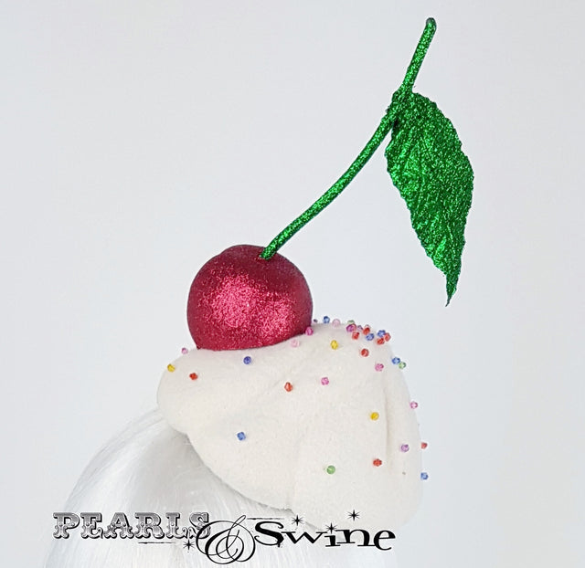 Ice cream crystal studded hat