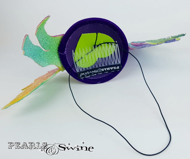 Satin lined glitter unicorn hat