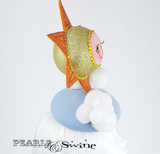 Shimmering sky sun hat