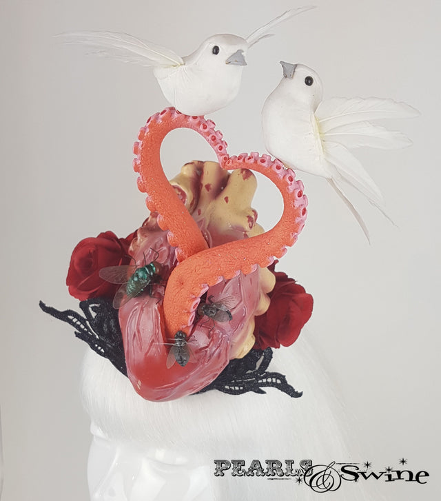 Anatomical Heart Tentacle Hat, goth hats for Sale UK