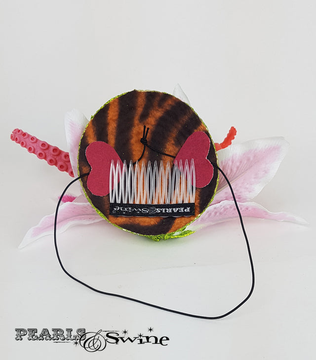 Tentacle Flower Fascinator "Lurk"