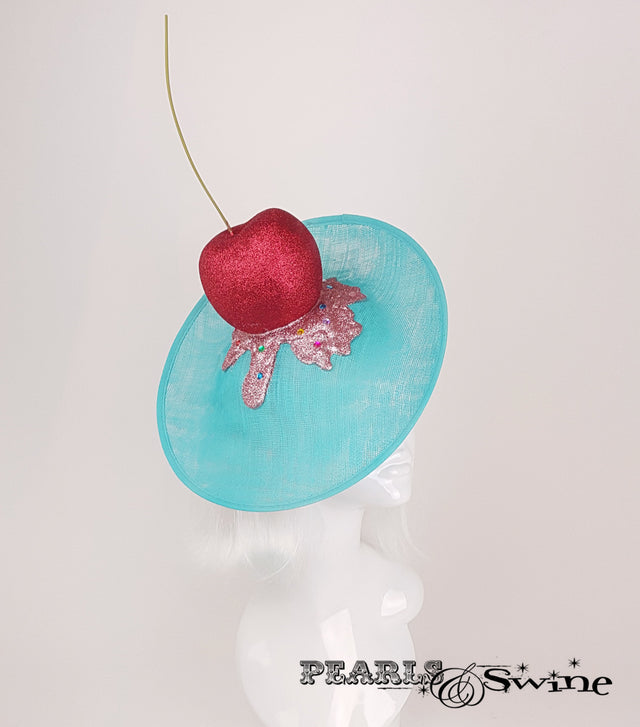 Giant Cherry Cupcake Glitter Hats for sale UK