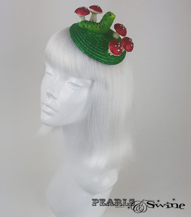 Alice in Wonderland, glitter fascinator for sale UK