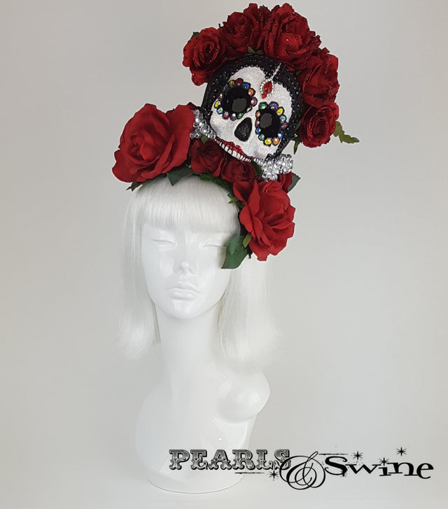 Day of the Dead Sugar Skull Hat "The Unforgotten"