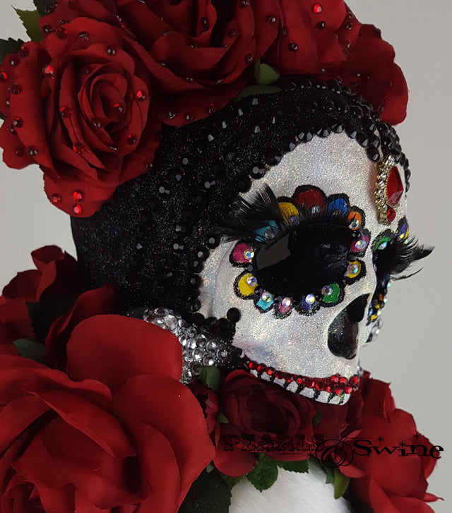 Day of the Dead Sugar Skull Hat "The Unforgotten"
