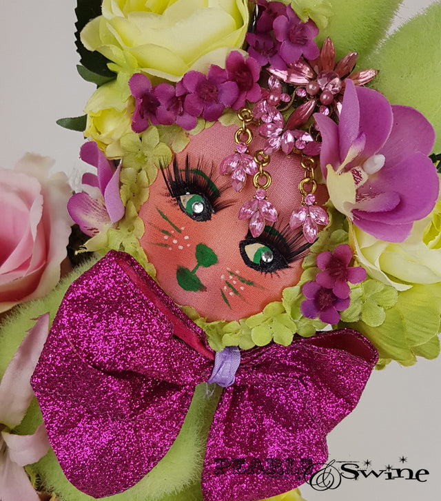 Quirky Bunny & Flower Hat, quirky hats for sale UK