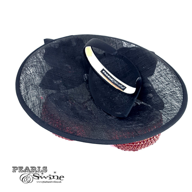 "Cherry Pop" Giant Cherries Polkadot Hat