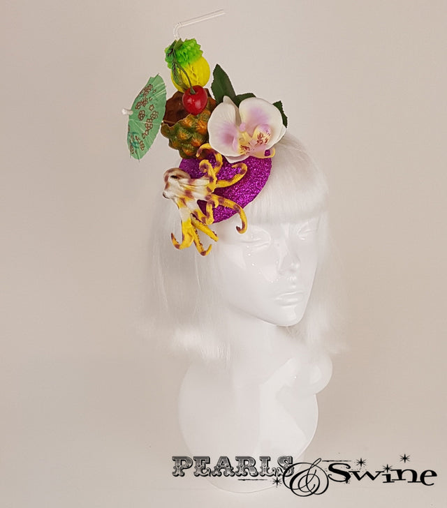 Octopus & Pineapple Cocktail headpiece