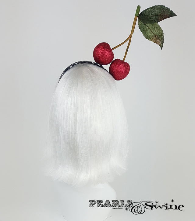 Red Glitter Cherry Headband “ Kiraz”