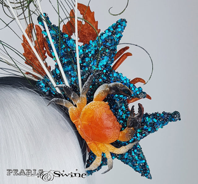 Star fish peacock headband