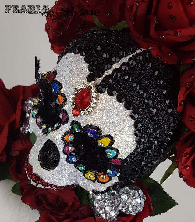 Day of the Dead Sugar Skull Hat "The Unforgotten"