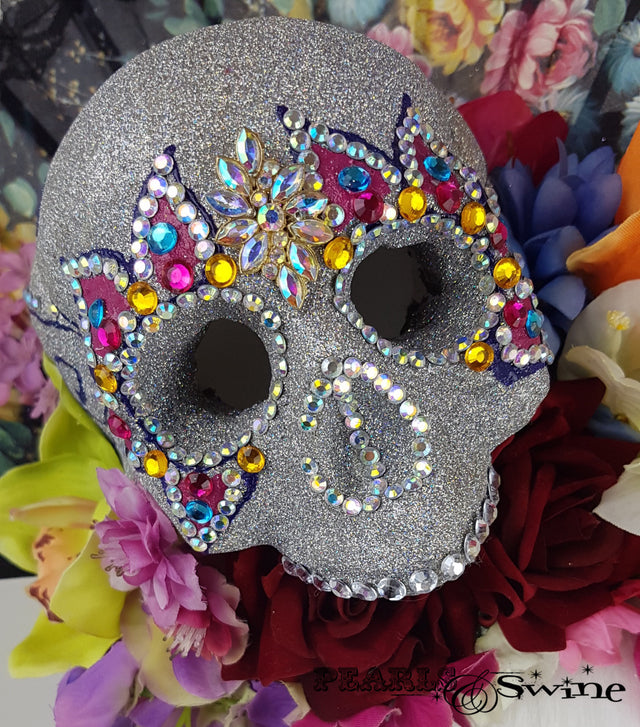 Day of the Dead Sugar Skull Hat "Cráneo del Azúcar"